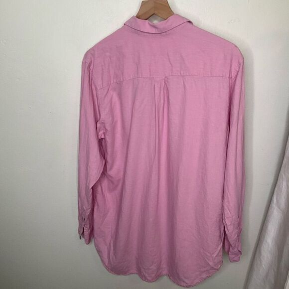 Babaton Linen Blend Button Down Shirt - Picture 2 of 5